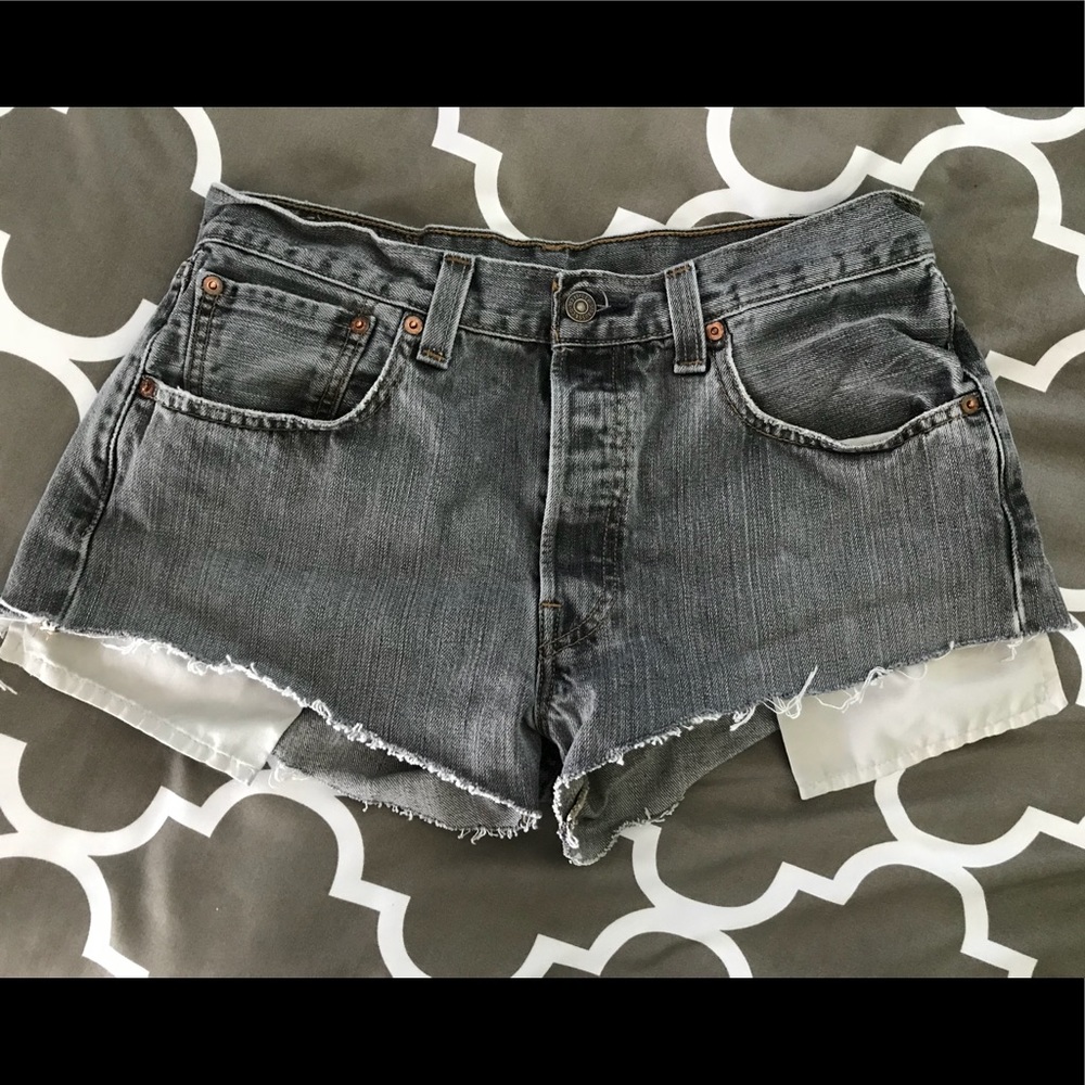 Levi's high waisted shorts